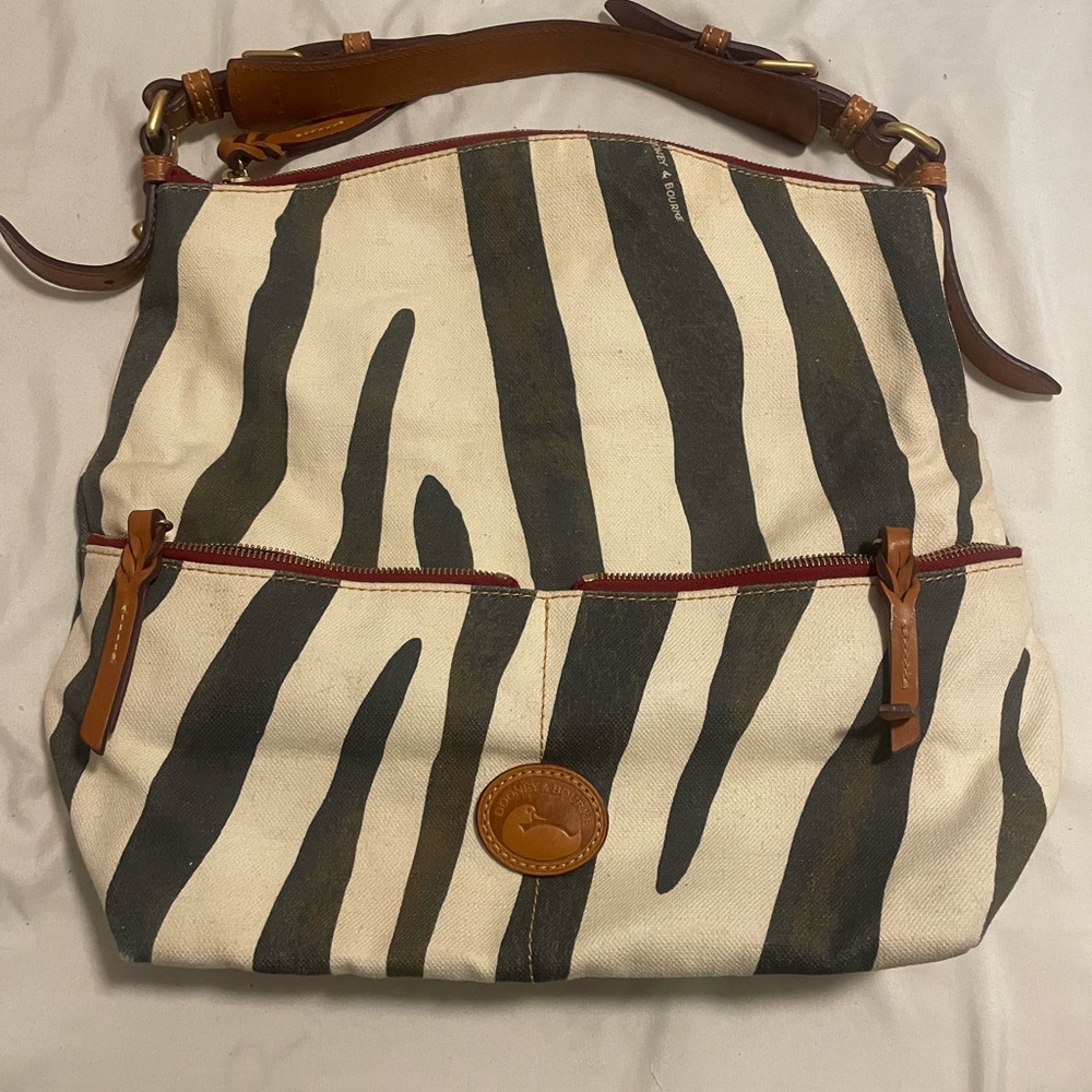 Dooney & Bourke Zebra Print Shoulder Bag